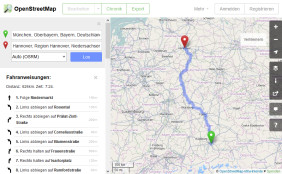 OpenStreetMap startet eigenen Routenplaner - com! professional