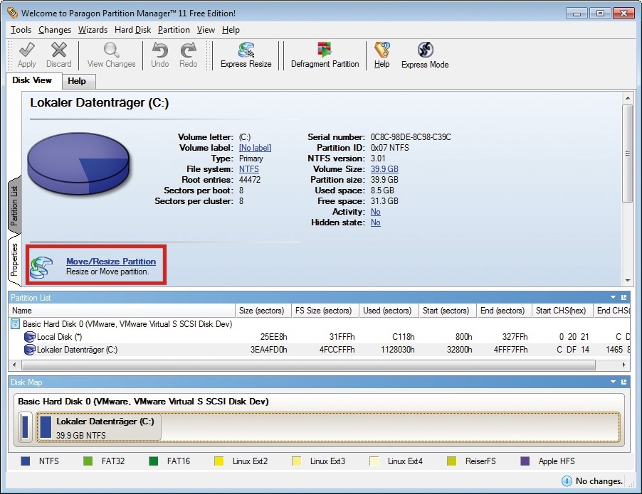 paragon partition manager 11